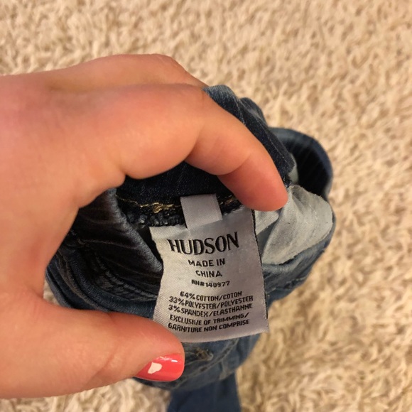 Hudson Girls ripped distressed skinny jeans size 6 - Picture 6 of 7